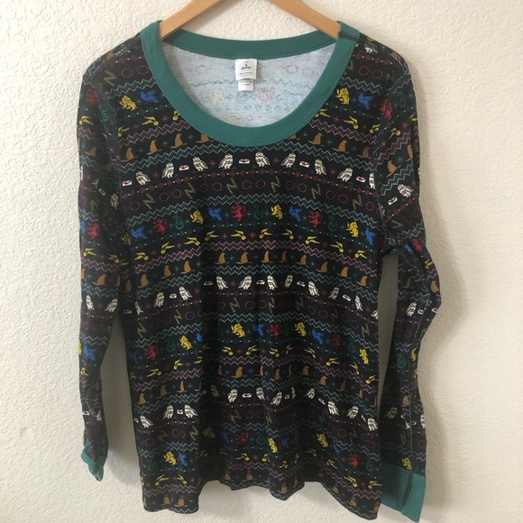 Hanna Andersson Womens Wizarding World Harry Potter Adult Cotton Long Sleeve XXL - Picture 1 of 6